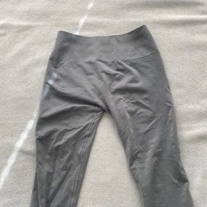 Alphalete darker grey leggings (sort of olive)